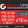 PhotonVPS - 基于OpenVZ/Xen,中文客服,Paypal/支付宝支付,针对电信联通优化