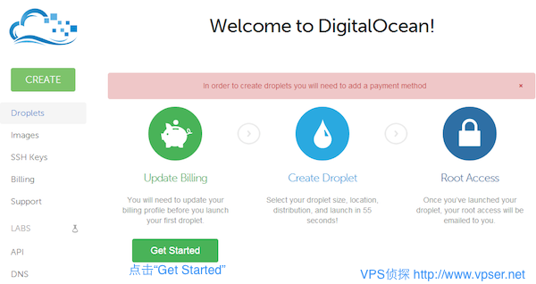 digitalocean-getstart