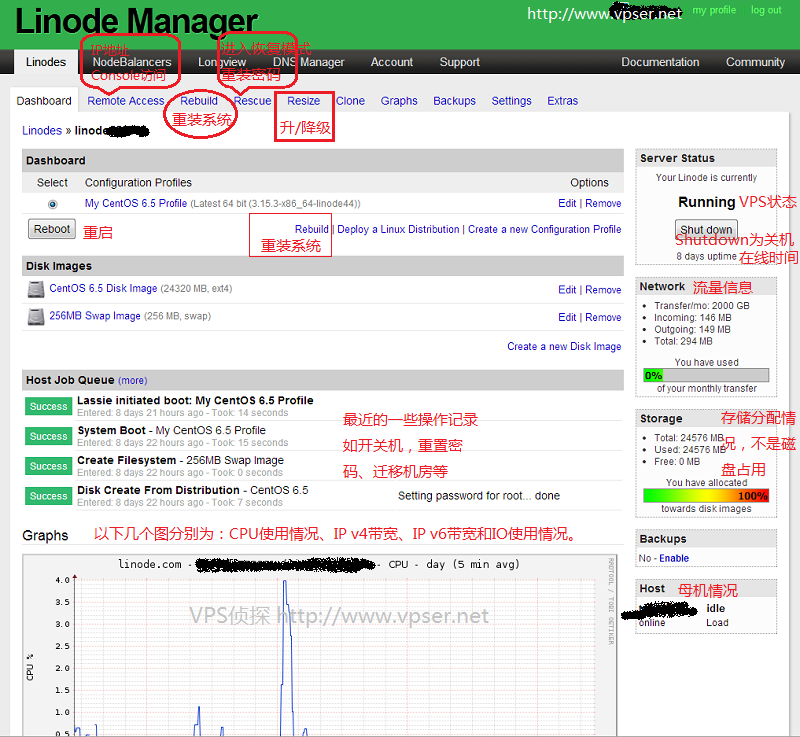 linode-dashboard